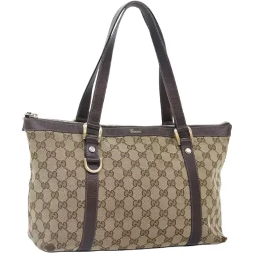 Pre-owned Canvas gucci-bags , female, Sizes: ONE SIZE - Gucci Vintage - Modalova