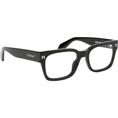 Stylish Eyeglasses Glossy Frame , unisex, Sizes: 55 MM - Off White - Modalova