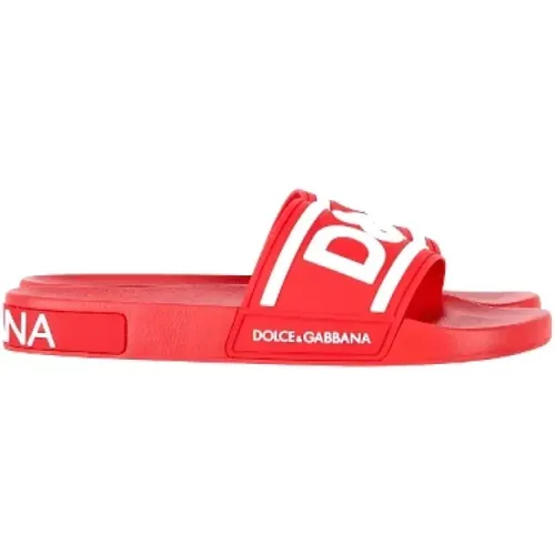 Pre-owned Gummi sandals - Dolce & Gabbana Pre-owned - Modalova