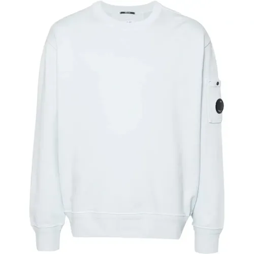 Diagonal Fleece Lens Sweatshirt , male, Sizes: M, S, L - C.P. Company - Modalova