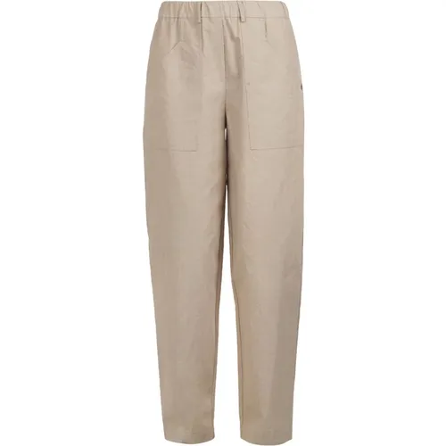 Linen and Cotton Pants , female, Sizes: 2XS, L, M - Ottod'Ame - Modalova