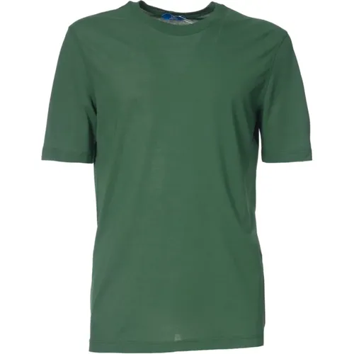 Cotton Crew Neck T-shirt , male, Sizes: XL, 2XL, L, M - Kired - Modalova