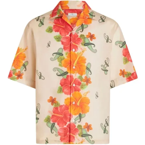 Bowling Shirts Mric0013 99Sp505 , male, Sizes: L - ETRO - Modalova