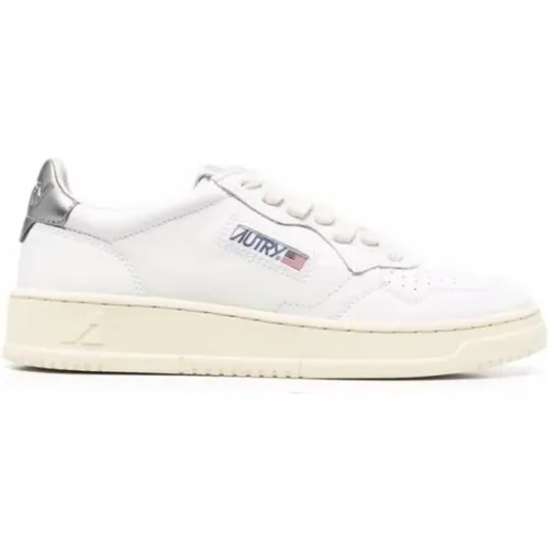 Medalist Low Sneakers In Leather , female, Sizes: 5 UK, 7 UK, 4 UK, 2 UK, 6 UK, 3 UK, 8 UK - Autry - Modalova