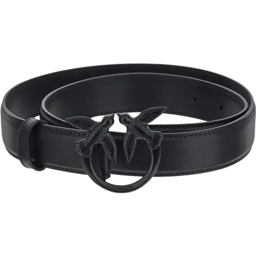 Love Birds Leather Belt , female, Sizes: M, S, XS - pinko - Modalova