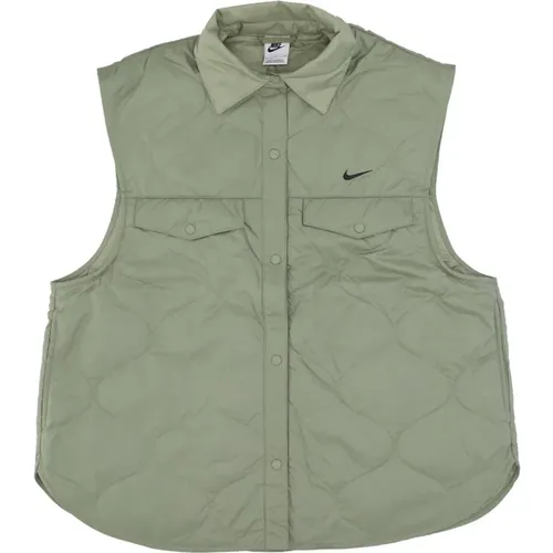 Essentials Vest Oil /Black , Damen, Größe: M - Nike - Modalova