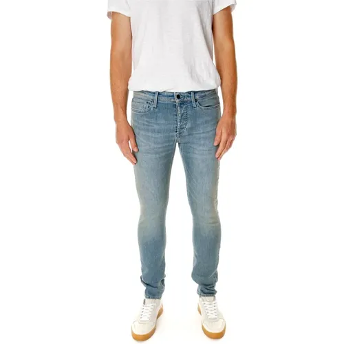Slim Fit Mid Waist Jeans , Herren, Größe: W29 L32 - Denham - Modalova