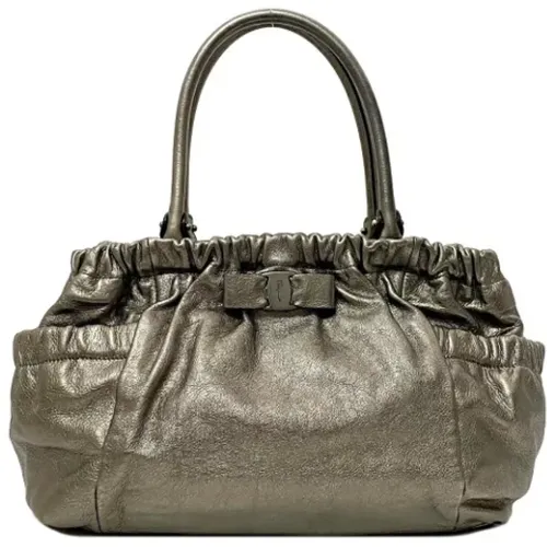 Pre-owned Leather handbags , female, Sizes: ONE SIZE - Salvatore Ferragamo Pre-owned - Modalova