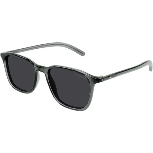 Graue Rauch Sonnenbrille Mb0325S 004 - Montblanc - Modalova