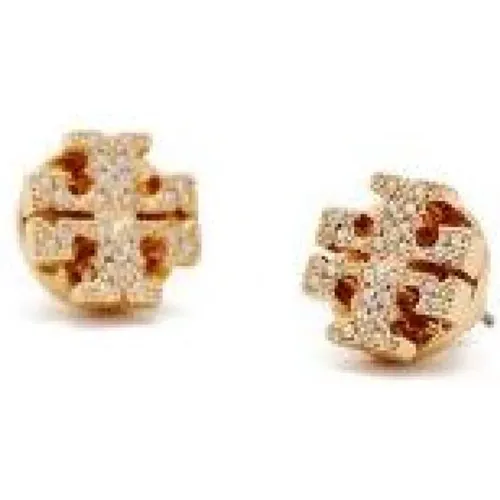 Chic Logo Stud Earrings , female, Sizes: ONE SIZE - TORY BURCH - Modalova