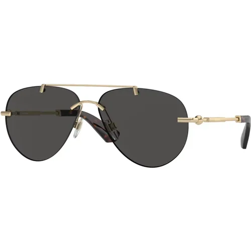 Stylish Sunglasses in Black , female, Sizes: 60 MM - Burberry - Modalova