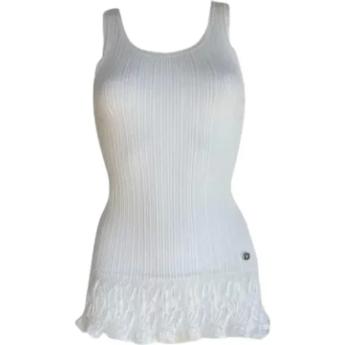 Pre-owned Cotton Chanel Top , female, Sizes: S - Chanel Vintage - Modalova