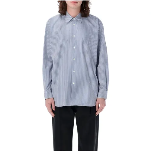 Striped Shirt White , male, Sizes: M - Comme des Garçons - Modalova