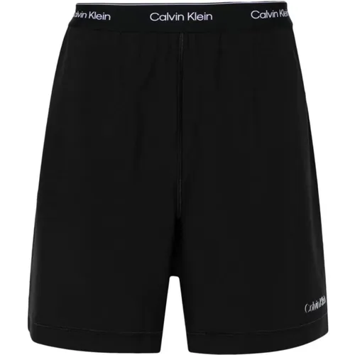 Sportliche Schwarze Logo-Shorts , Herren, Größe: L - Calvin Klein - Modalova