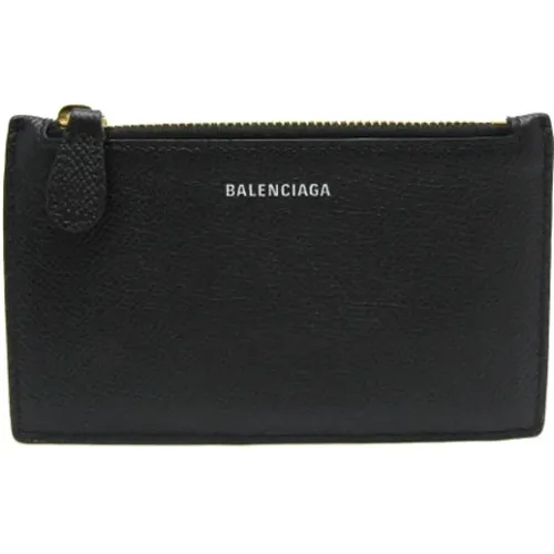 Pre-owned Leather wallets , female, Sizes: ONE SIZE - Balenciaga Vintage - Modalova