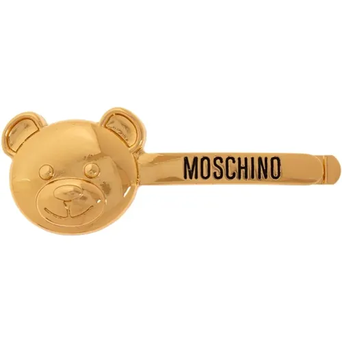 Metal hair clip , female, Sizes: ONE SIZE - Moschino - Modalova