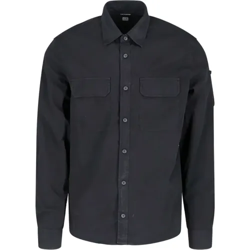 Schwarze Hemden für Männer - C.P. Company - Modalova