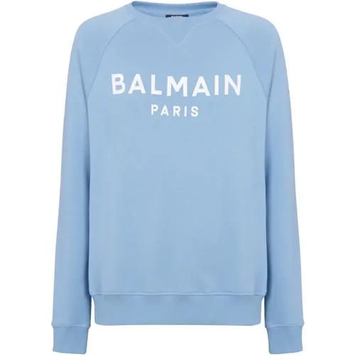 Paris sweatshirt , male, Sizes: 2XL, XL, L - Balmain - Modalova