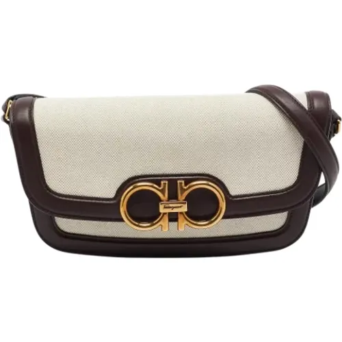 Pre-owned Canvas shoulder-bags , female, Sizes: ONE SIZE - Salvatore Ferragamo Pre-owned - Modalova