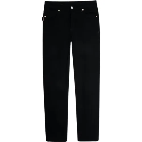 Schwarze Denim-Farbene Hose , Damen, Größe: W28 - Zadig & Voltaire - Modalova