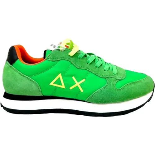 Grüne Sneakers für Männer , Herren, Größe: 42 EU - Sun68 - Modalova