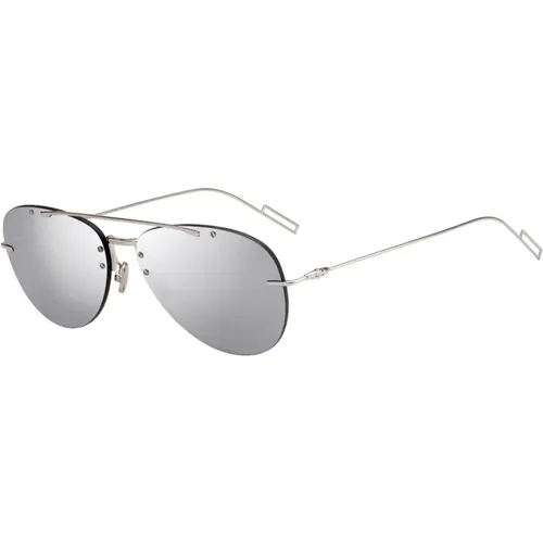 Chroma 1F Sonnenbrille in Silber,Chroma 1F Sonnenbrille Silber/Grau - Dior - Modalova