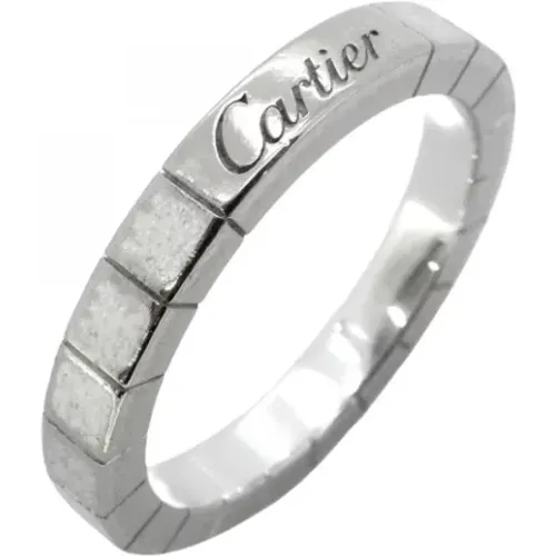 Pre-owned White Gold rings , female, Sizes: ONE SIZE - Cartier Vintage - Modalova