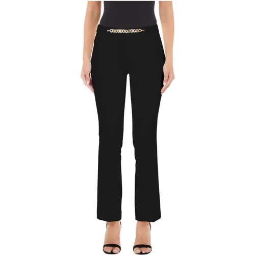 Elegante Cropped Stretch Hose , Damen, Größe: L - Liu Jo - Modalova