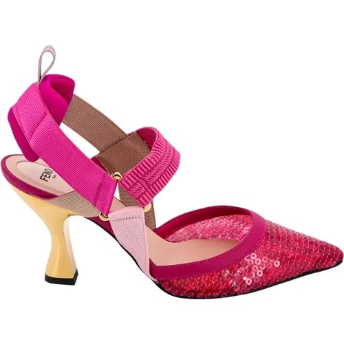 Women's Shoes Pumps Aw23 , female, Sizes: 3 1/2 UK, 4 UK - Fendi - Modalova