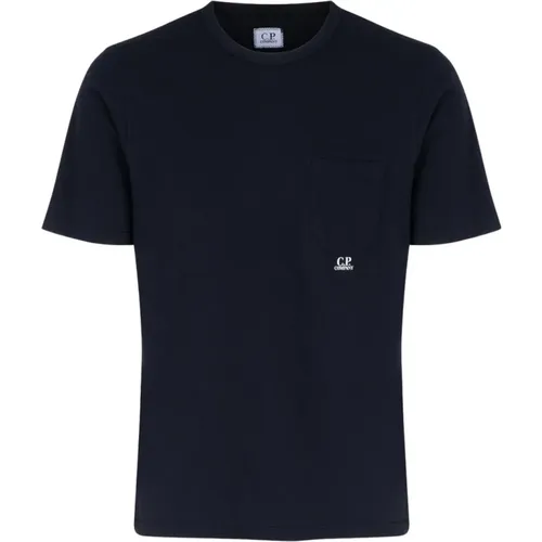 Taschen T-Shirt , Herren, Größe: L - C.P. Company - Modalova