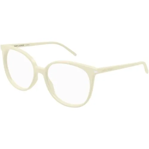 Ivory Montura Sunglasses , female, Sizes: 54 MM - Saint Laurent - Modalova