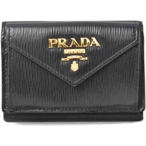 Pre-owned Leather wallets , female, Sizes: ONE SIZE - Prada Vintage - Modalova