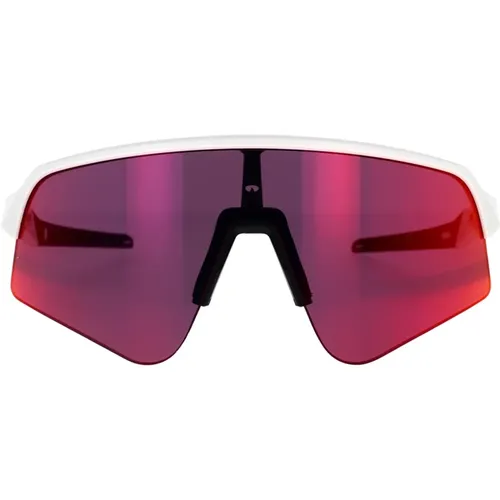 Sporty Sunglasses with Optimized Coverage and Enhanced Vision , unisex, Sizes: 39 MM - Oakley - Modalova