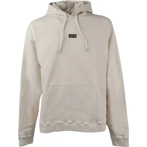 Sweatshirt Upgrade Casual Wardrobe Hoodie , male, Sizes: XS, L, M, S - Dsquared2 - Modalova