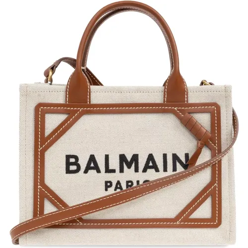 Schultertasche mit Logo Balmain - Balmain - Modalova