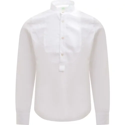 Stylish Cotton Shirt for Men , male, Sizes: L - Finamore - Modalova