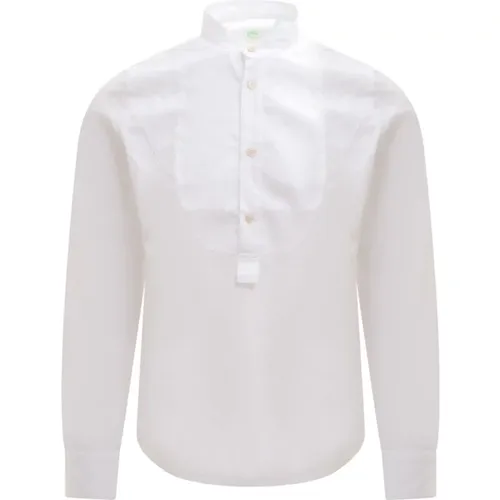 Stylish Cotton Shirt for Men , male, Sizes: L, M - Finamore - Modalova
