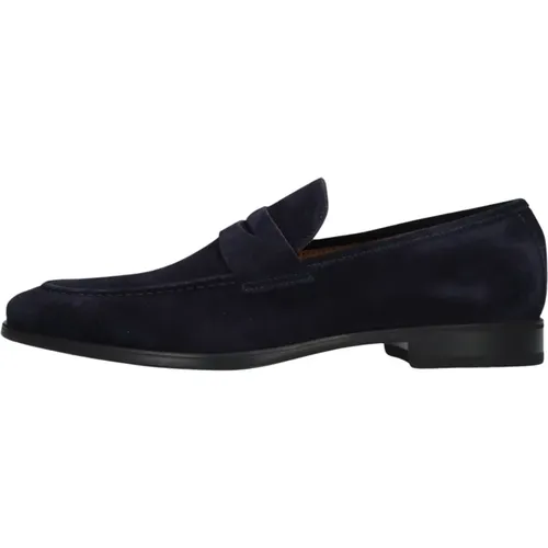 Klassischer Loafer 50504 aus Wildleder , Herren, Größe: 43 1/2 EU - GIORGIO - Modalova