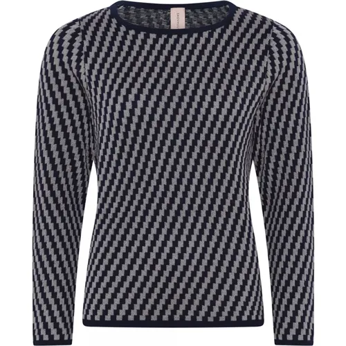 Special Checked Pullover Blouse , female, Sizes: 2XL, XL, S, L, M - Skovhuus - Modalova