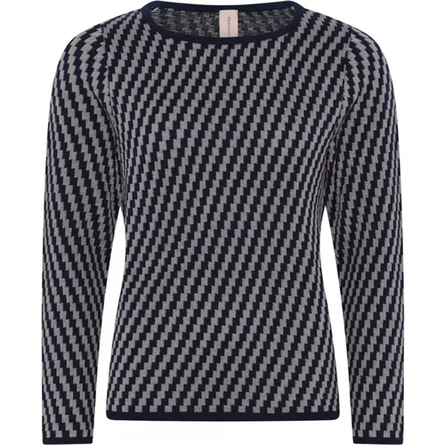 Special Checked Pullover Blouse , female, Sizes: XL, L, M - Skovhuus - Modalova