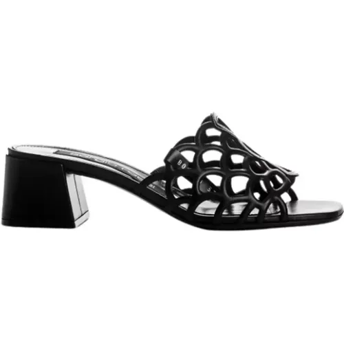 Mermaid Mules Klassische Eleganz , Damen, Größe: 37 1/2 EU - Sergio Rossi - Modalova