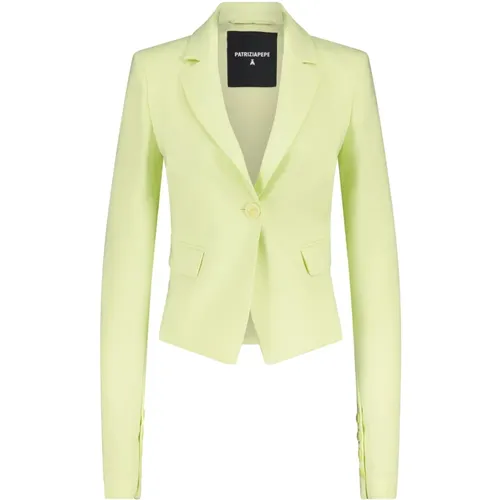 Fitted Blazer Jacket , female, Sizes: XS, XL, M, S, L - PATRIZIA PEPE - Modalova