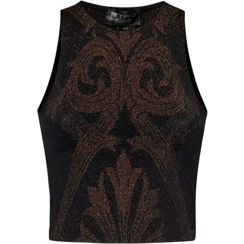 Jacquard Paisley Crop Top , female, Sizes: M, XS, S - Wolford - Modalova