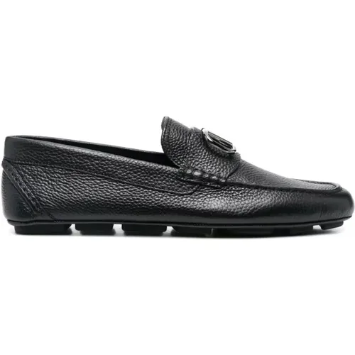 Flat Shoes VLogo Signature Detail , male, Sizes: 11 UK, 6 UK, 10 UK, 8 UK, 7 UK - Valentino Garavani - Modalova