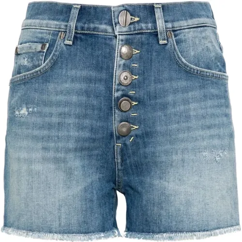 Stella Bot Gioie Denim Shorts , Damen, Größe: W24 - Dondup - Modalova