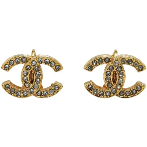 Pre-owned Metal earrings , female, Sizes: ONE SIZE - Chanel Vintage - Modalova