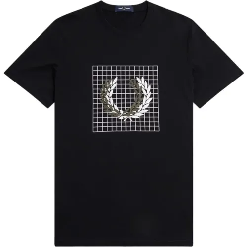 T-Shirts , male, Sizes: S, L, M, XL - Fred Perry - Modalova