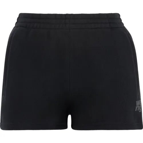 Baumwollshorts mit elastischem Bund , Damen, Größe: M - alexander wang - Modalova