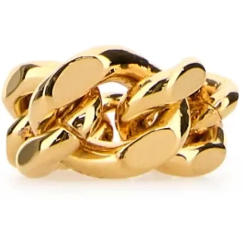 Eleganter Goldener Metallring Schmuck - Jil Sander - Modalova