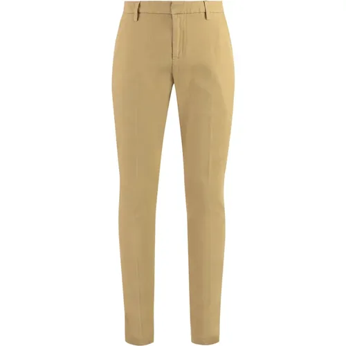 Baumwoll Chino Hose mit Aufrollbaren Bündchen - Dondup - Modalova